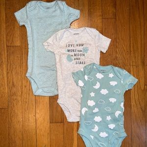 Baby Boy Carters Neutral Onesie Bundle